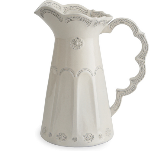 Merletto Antique Scalloped Pitcher