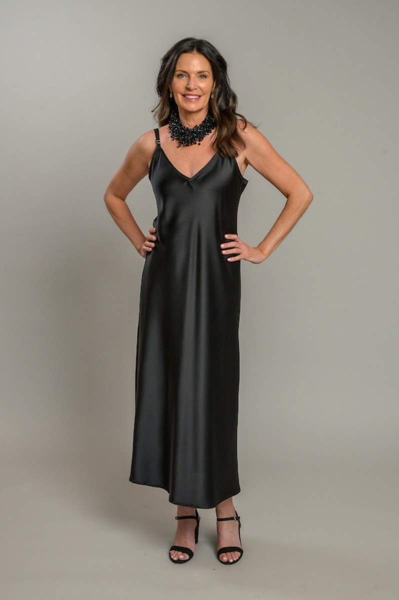 Sammy Viscose Slip Dress - Sale