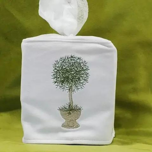 Herb Topiary Tissue Box Cover